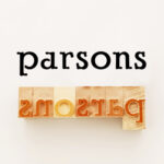 Parsons Lowercase - Wood type