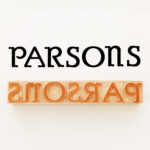 Parsons Uppercase - Wood type